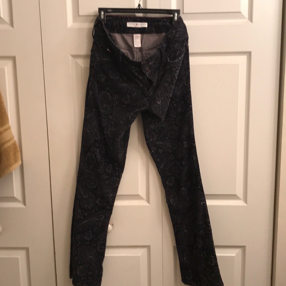 Tommy Hilfiger corduroy paisley pants